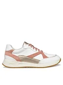 Sneakersy damskie - Geox Sneakersy Prometya D46NQA 05422 C1Z7Q Biały - miniaturka - grafika 1