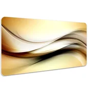 Podkładki na biurko - Mata z nadrukiem na biurko Abstrakcja beż 100x50 cm, Dywanomat - miniaturka - grafika 1