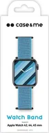 Akcesoria do smartwatchy - SBS do Apple Watch 42/44/45 mm, nylon, niebieski standard - miniaturka - grafika 1