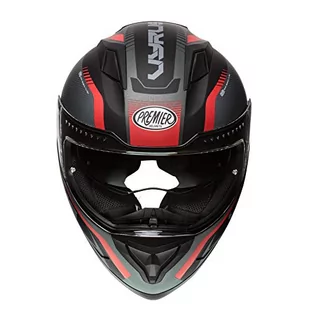 Premier CASCO VYRUS MP 92 BM,CZARNY/CZERWONY/SZARY,M - Kaski motocyklowe - miniaturka - grafika 1