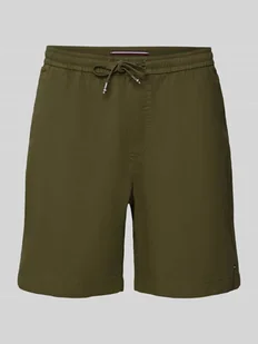 Szorty o kroju regular fit z mieszanki bawełny i elastanu - Spodenki męskie - miniaturka - grafika 1