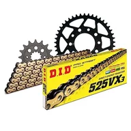 Części motocyklowe - Zestaw łańcuchów DID stal 525VX3 / 124 zapięcie na klips do Honda XRV Africa Twin 750 ccm rok prod. 1993-2003 - miniaturka - grafika 1