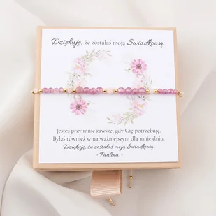 Prezent dla świadkowej podziękowanie - Bransoletki - miniaturka - grafika 1