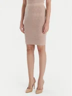 Spódnice - Marciano Guess Spódnica ołówkowa 5BGD00 5661Z Beżowy Slim Fit - miniaturka - grafika 1