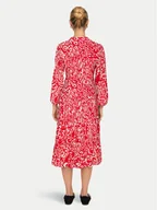 Sukienki - ONLY Sukienka koszulowa Milana 15308233 Czerwony Loose Fit - miniaturka - grafika 1