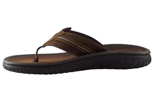 Clarks Wesley Sun klapki męskie, Skóra beeswax, 46 EU
