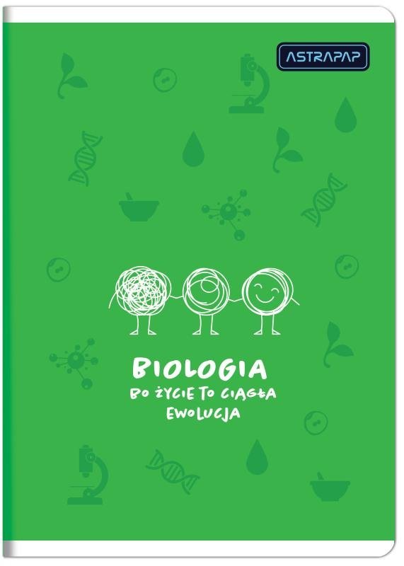 Zeszyt tematyczny ASTRAPAP A5 60k kratka BIOLOGIA 102025001