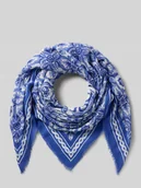 Apaszki i szaliki damskie - Szal z nadrukiem z logo model 'Adalia' - miniaturka - grafika 1