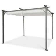 Kratki i pergole - Pergola na taras SPRINT 3x3 Anthracite/White - HARDMAISTER - miniaturka - grafika 1