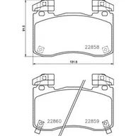 Klocki hamulcowe - Klocki hamulcowe - komplet BREMBO P 30 113 - miniaturka - grafika 1