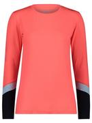 Koszulki sportowe damskie - CMP Koszulka funkcyjna w kolorze koralowym - miniaturka - grafika 1