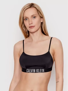 Stroje kąpielowe - Calvin Klein Swimwear Góra od bikini Intense Power KW0KW01851 Czarny - grafika 1