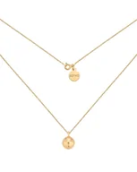 Naszyjniki - Złoty naszyjnik z kuleczką - miniaturka - grafika 1