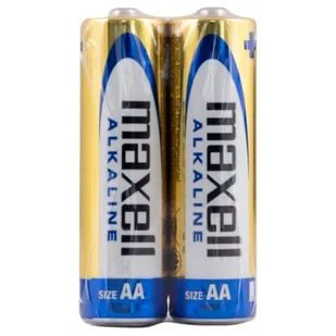 Maxell 2 x bateria alkaliczna Alkaline LR6 AA shrink LR6-MX/2P - Baterie i akcesoria - miniaturka - grafika 1