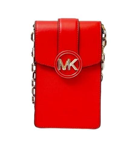 MICHAEL KORS Carmen mała torba na ramię na smartfona z małym logo, Żywa czerwień