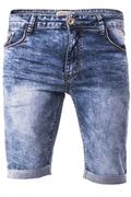 Spodenki męskie - Spodenki męskie 5210 jeansowe - Risardi - miniaturka - grafika 1