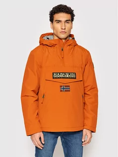 Kurtki męskie - Napapijri Kurtka anorak Rainforest Pocket 1 P0A4EGY Pomarańczowy Regular Fit - grafika 1