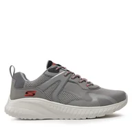 Sneakersy męskie - Sneakersy Skechers Bobs Squad Chaos-Elevated Drift 118034/GYMT Szary - miniaturka - grafika 1