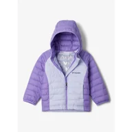 Odzież trekkingowa damska - Kurtka ocieplana dziewczęca Columbia Powder Lite II Hooded Jacket - miniaturka - grafika 1