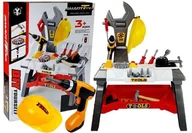 Mały majsterkowicz - LEANToys Warsztat Zestaw Narzędzi Wiertarka na Baterie 7091 - miniaturka - grafika 1