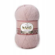 Pasmanteria - Włóczka NAKO ANGORA LUKS 100g kolor 11183/ delikatny lila-róż - miniaturka - grafika 1