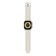Akcesoria do smartwatchy - Decoded Ultra Traction - Silikonowy Pasek Do Apple Watch 1/2/3/4/5/6/7/8/9/Se/Ultra 49/45/44/42 Mm Gen 1-9 - Se (Beige) - miniaturka - grafika 1