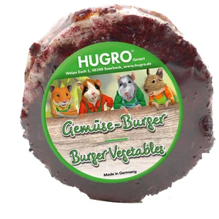 Hugro burger warzywny dla gryzoni - Z burakiem, 120 g - Przysmaki dla gryzoni - miniaturka - grafika 1