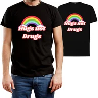 Koszulki męskie - T-SHIRT MĘSKI PREZENT ABSTYNENT NADRUK ŚMIESZNA KOSZULKA CZARNA R-XXL A424 - miniaturka - grafika 1