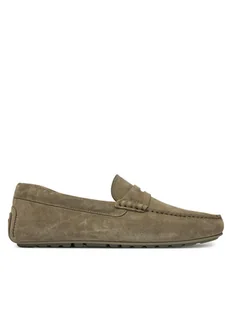BOSS Mokasyny Noel_Mocc_sdpeb 50541750 Khaki - Mokasyny męskie - miniaturka - grafika 1