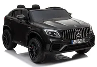 Pojazdy elektryczne dla dzieci - Import LEANToys Mercedes GLC 63S Czarny Lakier 4128 - miniaturka - grafika 1