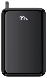 Acefast M4 PD 67W 20000mAh z wbudowanym kablem - czarny - Powerbanki - miniaturka - grafika 1