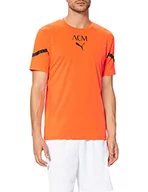 Koszulki męskie - PUMA PUMA Męska koszulka ACM Prematch Jersey Shirt Red Blast-puma Black M 764442 - miniaturka - grafika 1