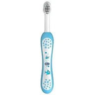 Szczoteczki do zębów dla dzieci - Chicco Oral Care szczoteczka do zębów dla dzieci 6 m + Blue Etra Soft Bristles - miniaturka - grafika 1