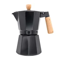 Zaparzacze i kawiarki - Włoski ekspres do kawy Vin Bouquet aluminium 6 filiżanek czarny - miniaturka - grafika 1