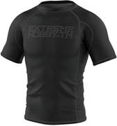 Koszulki sportowe męskie - Extreme Hobby Rashguard Short Sleeve Trace Black - miniaturka - grafika 1