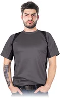 Odzież robocza - T-SHIRT MĘSKI REIS TSMODERN; SZARO-CZARNY - miniaturka - grafika 1
