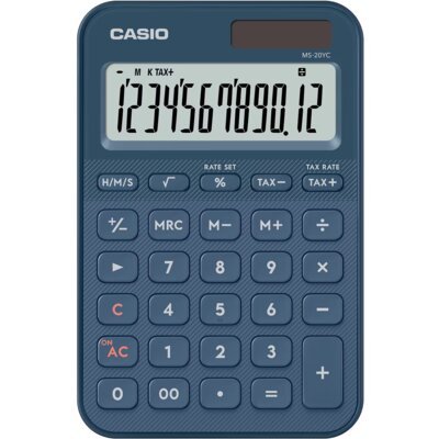 Casio Kalkulator MS-20YC-NY Zasilanie bateryjno-słoneczne, Niezależna pamięć MS-20YC-NY BOX
