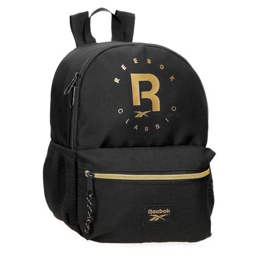 Reebok Joumma Bags złoty plecak turystyczny, czarny, 24 x 32 x 13 cm, poliester