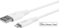 Kable USB - eSTUFF Lightning Cable MFI 0,15m Whit - miniaturka - grafika 1