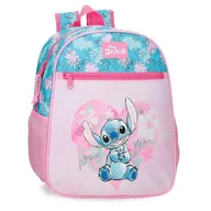 Plecaki szkolne i tornistry - Joumma Disney Heart Stitch Plecak szkolny Różowy 27x33x11 cm 9,8L Poliester, Różowy kolor, Talla única, plecak szkolny - miniaturka - grafika 1