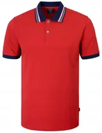 Koszulki męskie - POLO Koszulka Męska CZERWONA Gruba Bawełna CURIUM Elegancka XL Pako Jeans - miniaturka - grafika 1
