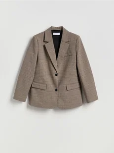 Reserved - Dwurzędowa marynarka w kratę - wielobarwny - Marynarki i żakiety damskie - miniaturka - grafika 1