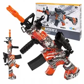 Zabawki militarne - Pistolet Karabin Automatyczny Na Kulki Żelowe Elektryczny 2 Tryby + Okulary - miniaturka - grafika 1