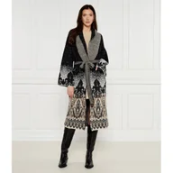 Swetry damskie - BOSS Kardigan | Oversize fit | z dodatkiem wełny - miniaturka - grafika 1