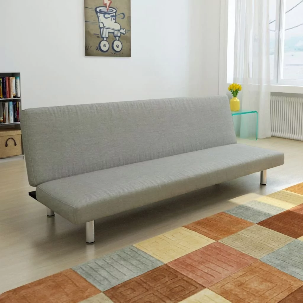 vidaXL Sofa kanapa rozkadana, ciemnoszara