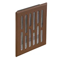 Kratki wentylacyjne - Kratka wentylacyjna stalowa 10 x 14 cm brązowa EQUATION 5901171280558 - miniaturka - grafika 1