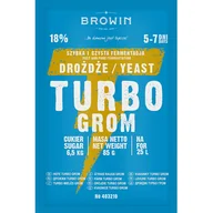 Domowy wyrób alkoholu - Browin Drożdże gorzelnicze Turbo Grom 5-7 dni - miniaturka - grafika 1