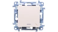 Wyłączniki światła i elektryczne - LEDart schodowy podświetlany kremowy CW6L.01/41 Kontakt Simon10 - miniaturka - grafika 1