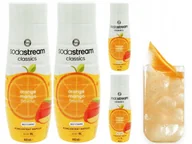 Syropy i koncentraty owocowe - 4x SYROP KONCENTRAT POMARAŃCZA MANGO ZERO DO SODASTREAM 9L NAPOJU z 440ml - miniaturka - grafika 1