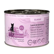 Mokra karma dla kotów - Catz finefood mokra karma dla kota Classic Adult Nr 11 Jagnięcina i królik 6x200 g - miniaturka - grafika 1